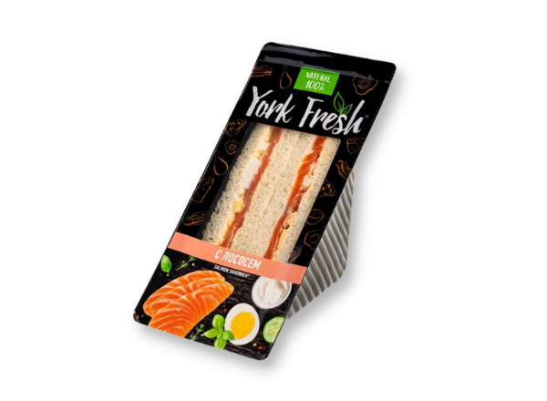 Сэндвич с лососем YORK FRESH 150гр, 6шт/кор 840519 купить в Донецке - СтриПсБери