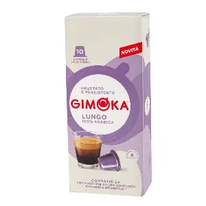 Кофе капсульный формата Nespresso Classic Lungo Gimoka 10 капсул/упак 90гр,/уп. 20уп/кор купить в Донецке - СтриПсБери