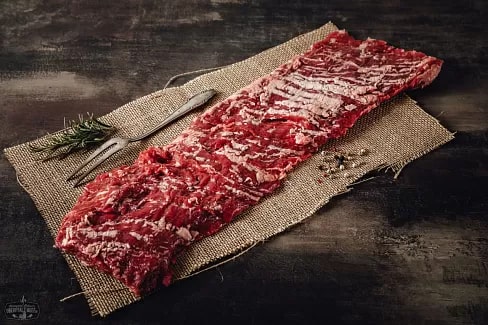 Говядина стейк из диафрагмы б/к ~0,4-1,4кг в/у (Inside Skirt 121D) кат.Б Мясо есть™ купить в Донецке - СтриПсБери