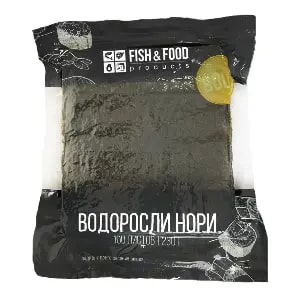 Водоросли Нори Gold Fish&Food 280гр. 100л. 45шт/кор купить в Донецке - СтриПсБери