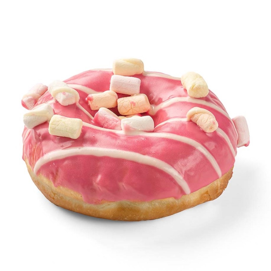 Пончик DONUT MARSHMALLOWS с зефиром 55гр*6шт/упак; 6упак/кор. MANTINGA купить в Донецке - СтриПсБери