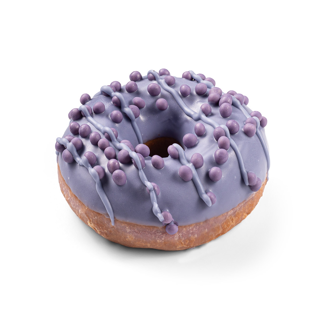 Пончик DONUT VERY PERI CREMY BERRY с кремовой начинкой 70гр 48шт/кор. MANTINGA купить в Донецке - СтриПсБери