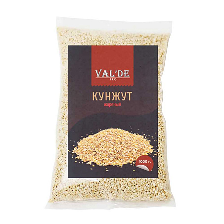 Кунжут белый жареный 1кг в/у Val`de  Россия 14шт/кор купить в Донецке - СтриПсБери
