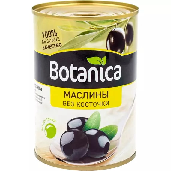 Маслины б/к 240/260 4кг/4,25л (осн.пр.2кг) ж/б Botanica™ Alimentos Iberandalus Испания купить в Донецке - СтриПсБери