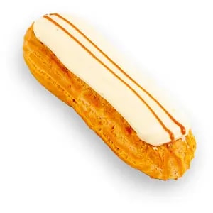 Эклер ванильный Macaronshop 50гр, 10шт/кор купить в Донецке - СтриПсБери