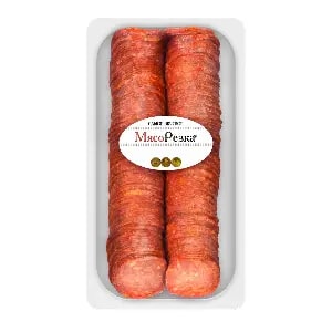 Колбаса Пепперони нарезка Д 45 с/к зам. МясоРезка 500гр, 24шт/кор купить в Донецке - СтриПсБери
