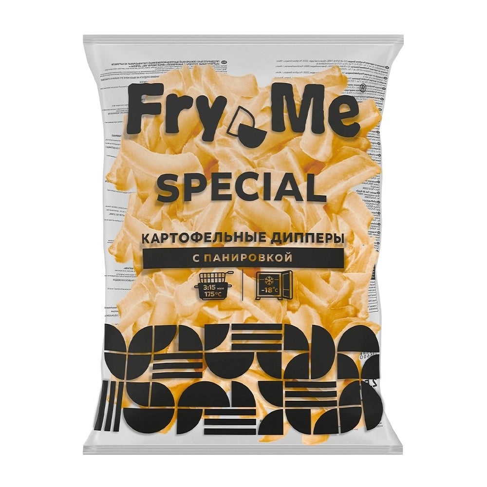 Картофельные дипперы с кожурой и панировкой 2,5кг пакет Special Fry Me Ви Фрай купить в Донецке - СтриПсБери