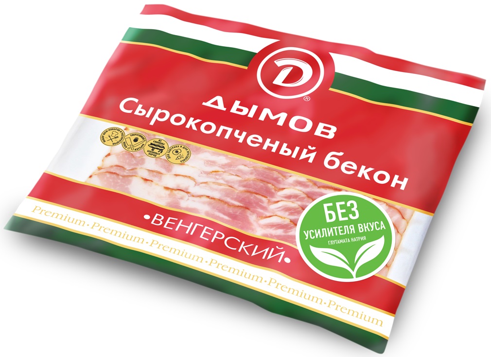 Бекон нарезка с/к зам. Дымов 500гр, 20шт/кор купить в Донецке - СтриПсБери