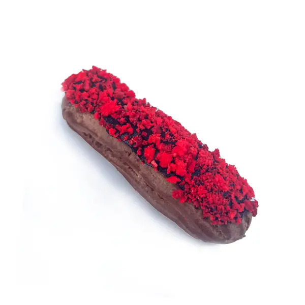 Эклер шоколадный Ягодный восторг Macaronshop 50гр, 10шт/упак, 4упак/кор купить в Донецке - СтриПсБери