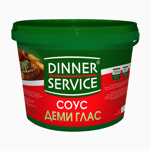 Соус Деми-Гласс «Dinner Service» сухой 1,5 кг купить в Донецке - СтриПсБери