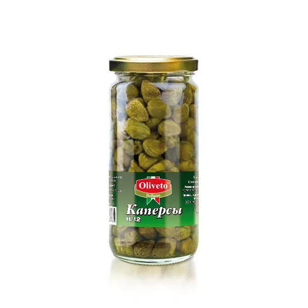 Каперсы в уксусе Oliveto с черенками 580мл/550гр/320гр 12шт/кор купить в Донецке - СтриПсБери