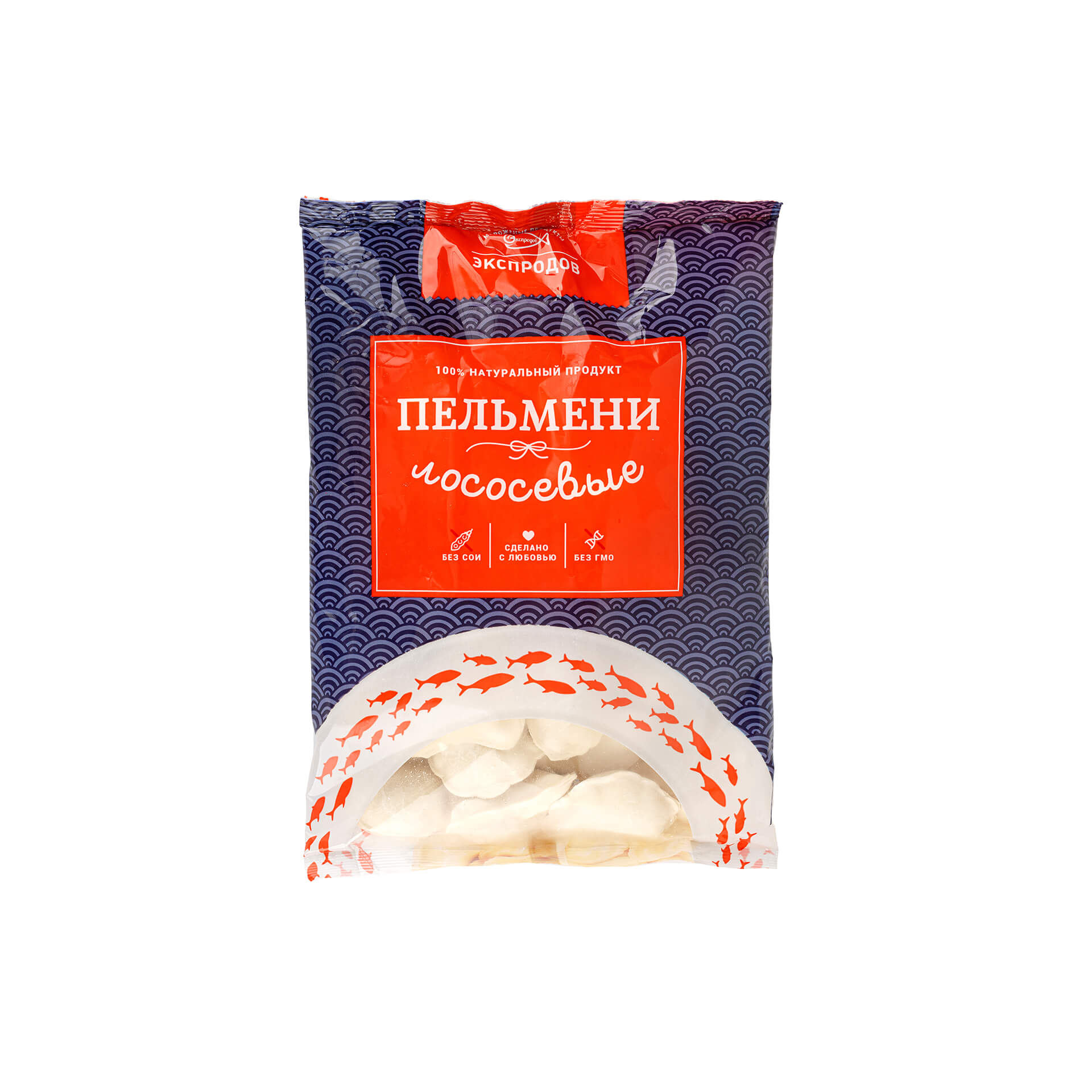 Пельмени рыбные «Лососевые» 500гр. 8шт/кор ЭКСПРОД купить в Донецке - СтриПсБери