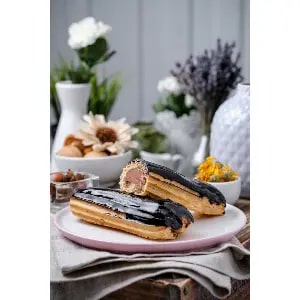 Эклер шоколадный Кокосовый рай Macaronshop 50гр, 10шт/упак, 4упак/кор купить в Донецке - СтриПсБери