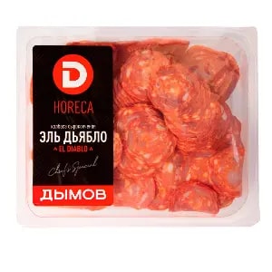 Колбаса нарезка с/к Эль Дьябло зам.500г. купить в Донецке - СтриПсБери