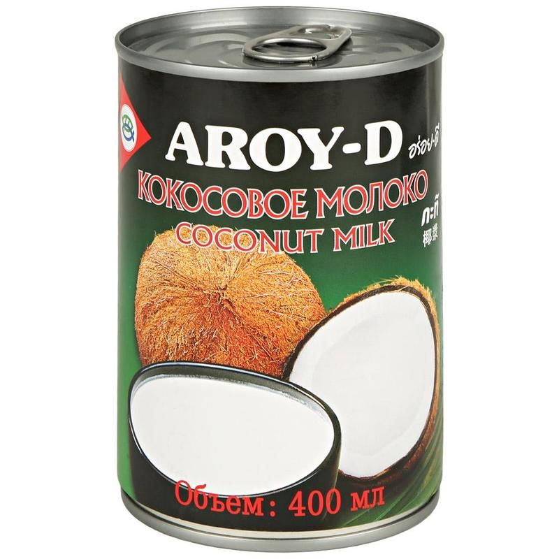 Молоко кокосовое  , 400мл. ж/б «AROY-D» купить в Донецке - СтриПсБери