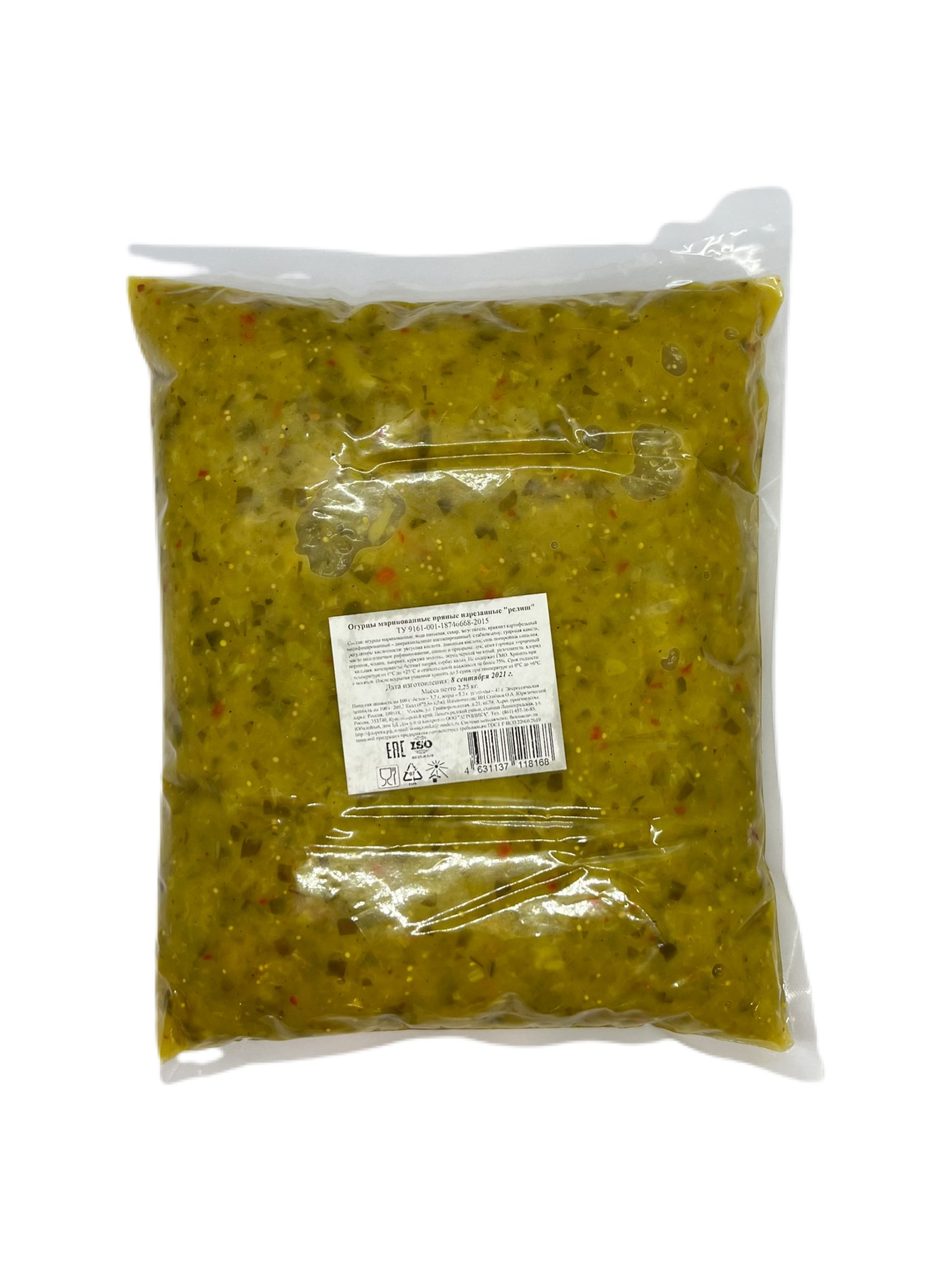 Соус Релиш (огурцы маринованные пряные нарезанные) 2,25кг. купить в Донецке - СтриПсБери