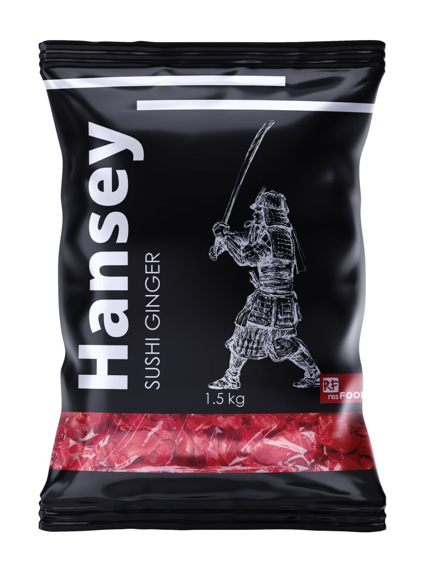 Имбирь маринованный розовый Hansey 1,4кг, вес сухого вещ-ва 1кг, 10шт/кор, Китай купить в Донецке - СтриПсБери