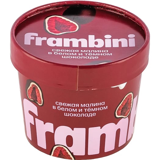 Малина в белом и темном шоколаде 12*130 гр. Frambini 0076 купить в Донецке - СтриПсБери
