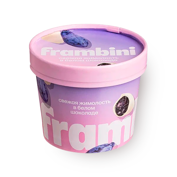 Жимолость в белом бельгийском шоколаде 12*130 гр. Frambini 0380 купить в Донецке - СтриПсБери