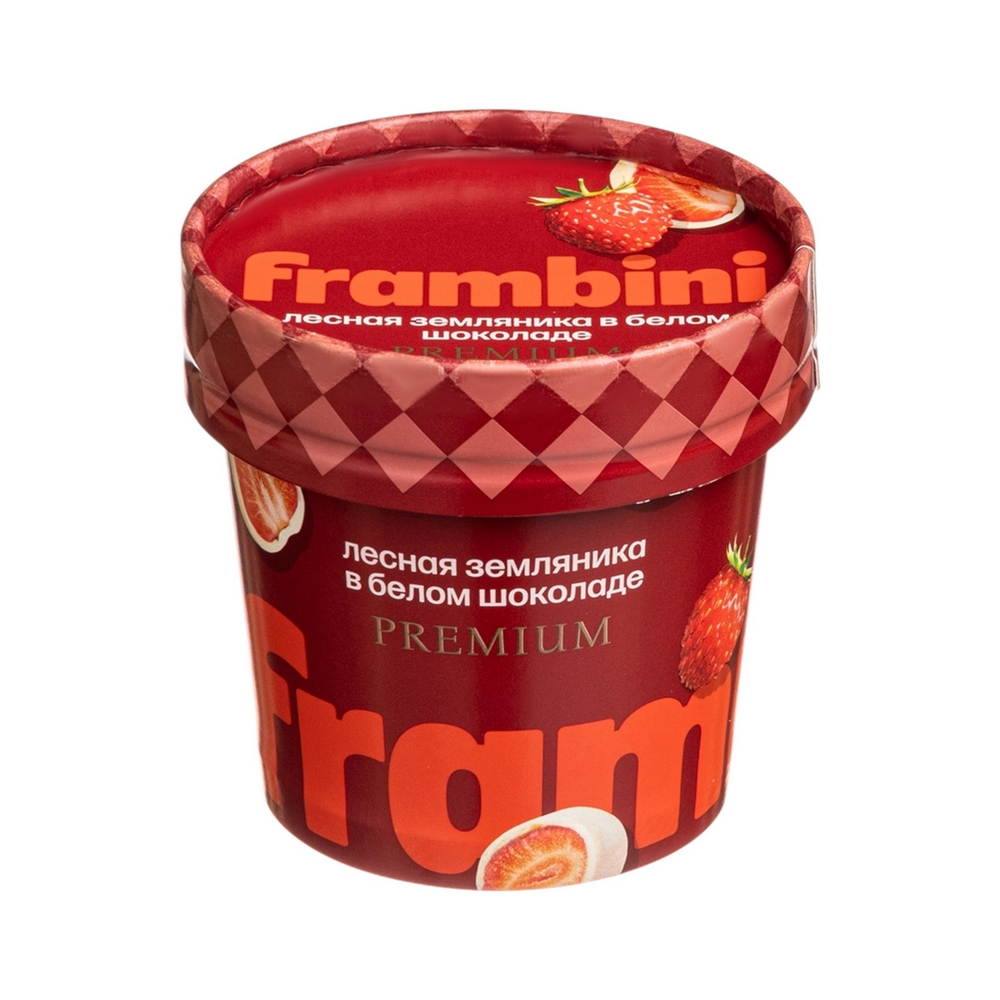 Лесная земляника в белом бельгийском шоколаде 12*60 гр. Frambini 0328 купить в Донецке - СтриПсБери