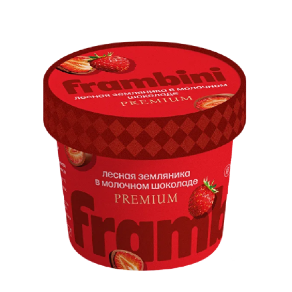 Лесная земляника в молочном бельгийском шоколаде 12*60 гр. Frambini 0304 купить в Донецке - СтриПсБери