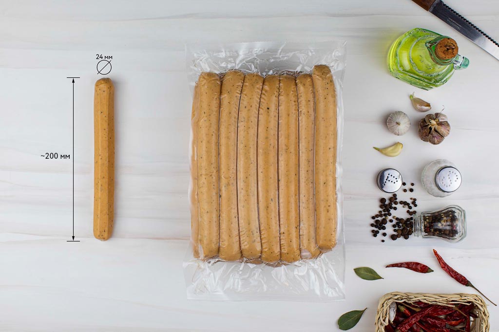 Сосиски ВЮРСТЕЛЬ зам в/у (26 шт. х 95 гр. шт.) *2 упак/кор Ремит 83217 купить в Донецке - СтриПсБери