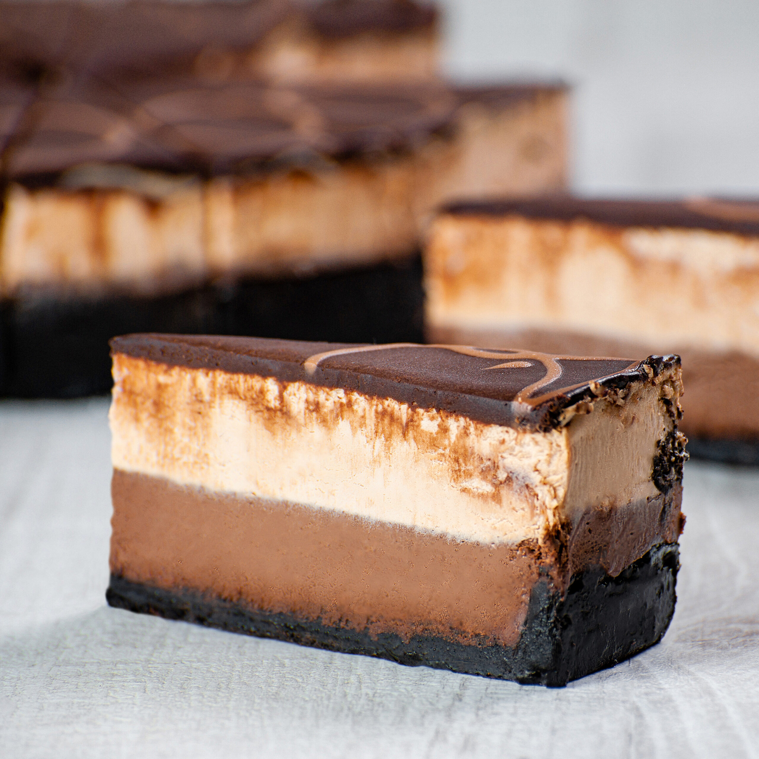 Чизкейк Три шоколада (Black Jack) 2880 г/16 порций 4шт/кор 485 купить в Донецке - СтриПсБери