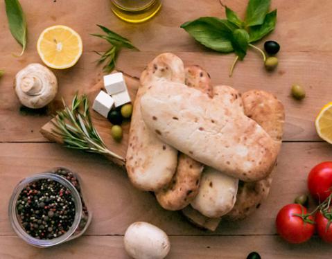 Пита Кипрская традиционная длина 18-19см ширина 8-9см  PittaEllas 10шт/уп  10уп/кор 1361 купить в Донецке - СтриПсБери