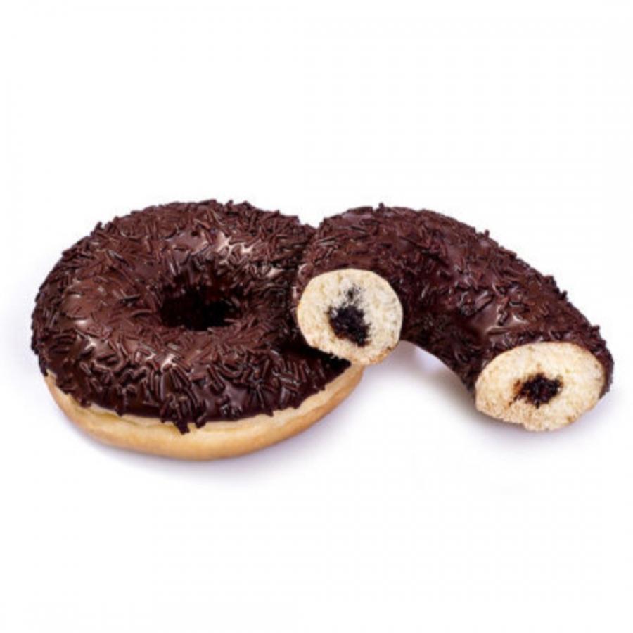 Донат с шоколадной начинкой TRIPLE CHOC 69гр, 12шт/кор STOKSON купить в Донецке - СтриПсБери