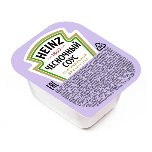 Соус порционный чесночный Heinz дип-пот 25мл, 125шт/кор купить в Донецке - СтриПсБери