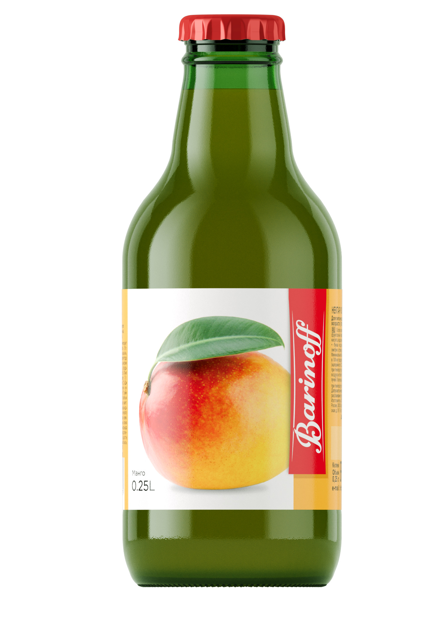 Нектар из манго с мякотью (0,25л) 100% Баринофф 2775 купить в Донецке - СтриПсБери