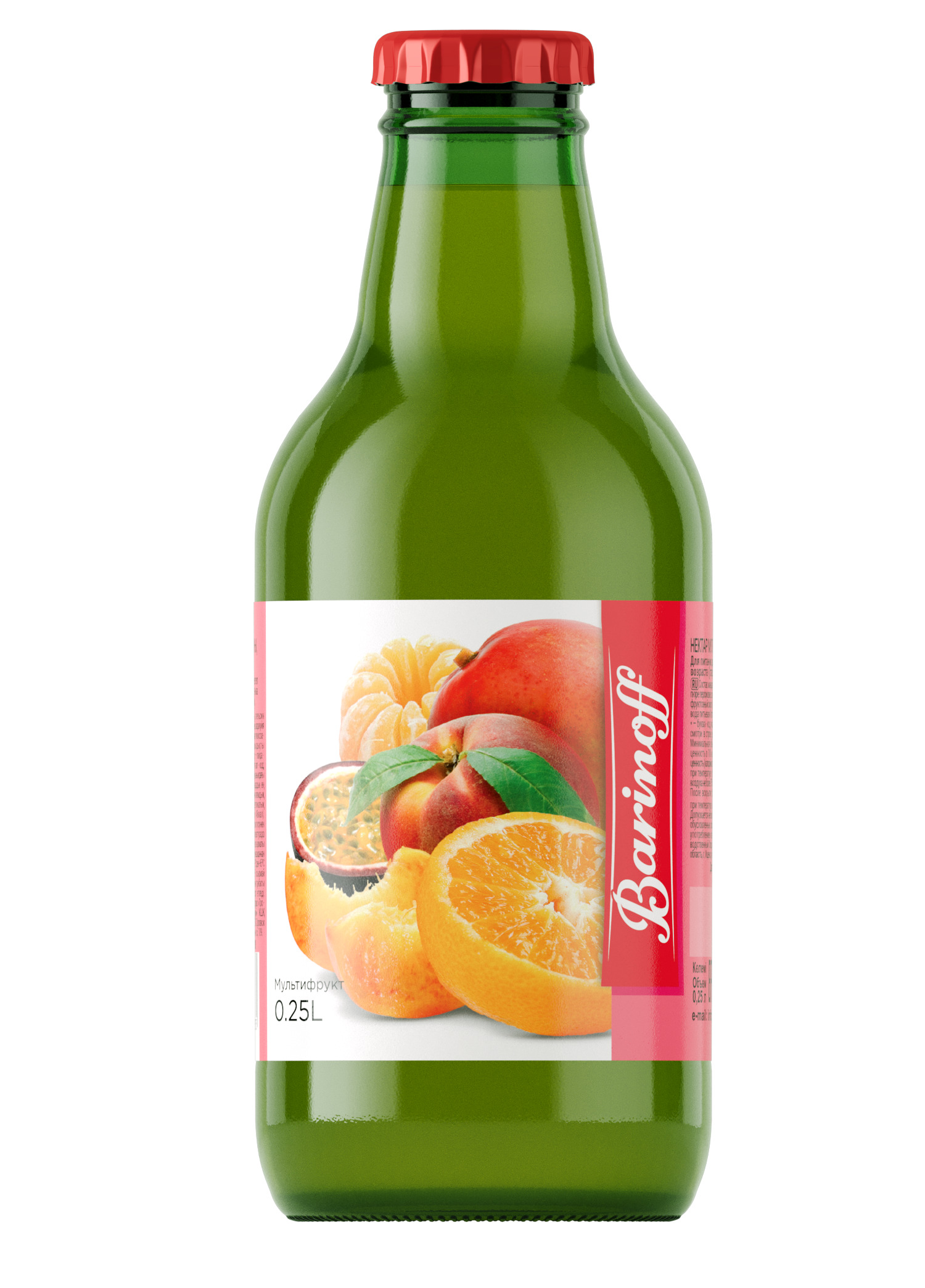 Нектар мультифруктовый с мякотью (0,25л) 100% Баринофф 2935 купить в Донецке - СтриПсБери