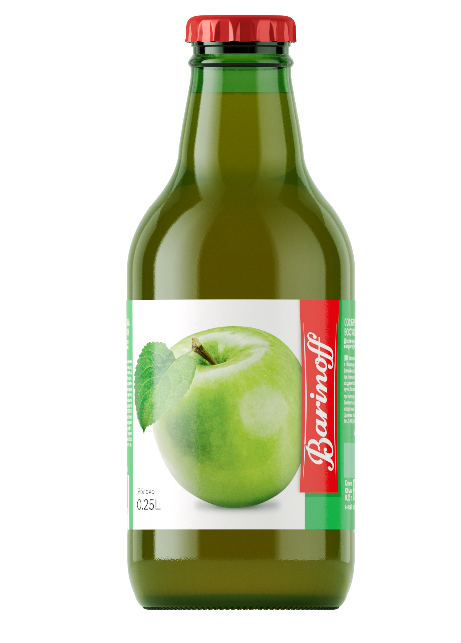 Сок яблочный восстановленный 100% Баринофф 250мл 2850 купить в Донецке - СтриПсБери