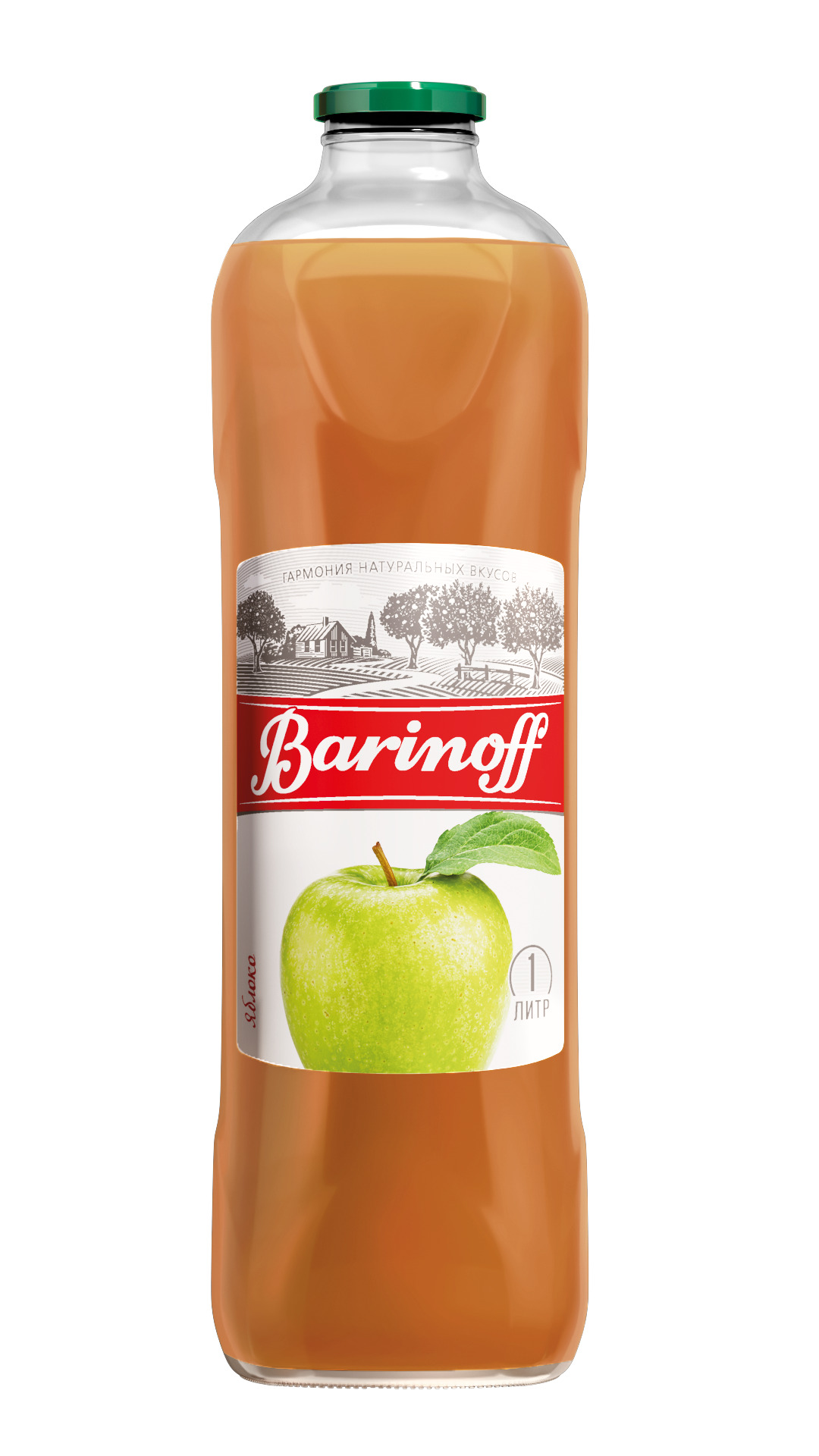 Сок яблочный восстановленный осветленный ст.б. 1л, Баринофф 3017 купить в Донецке - СтриПсБери