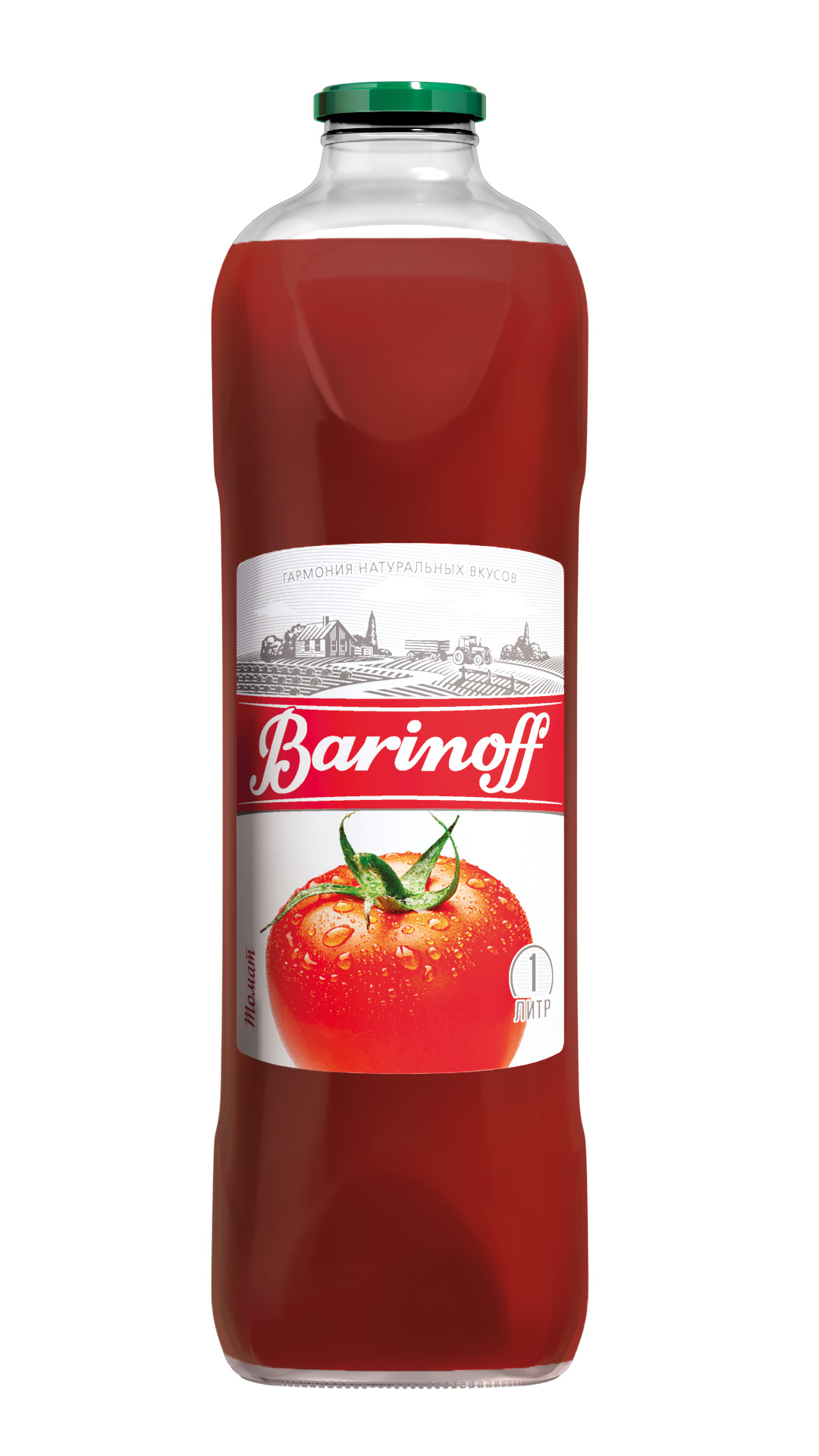 Сок томатный восстановленный с мякотью и солью ст.б. 1л, Баринофф 7884 купить в Донецке - СтриПсБери