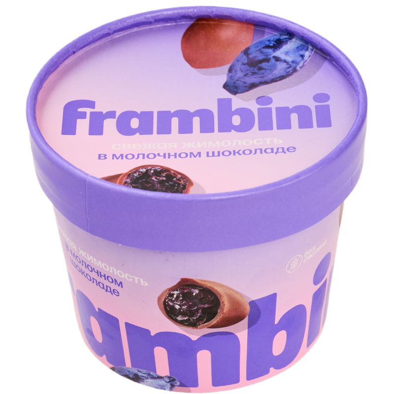 Жимолость в молочном бельгийском шоколаде 12*130 гр. Frambini 0397 купить в Донецке - СтриПсБери