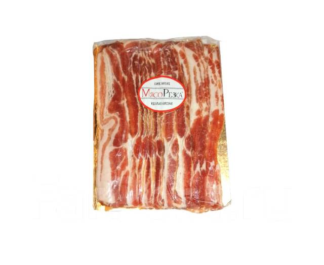 Бекон нарезка с/к зам. грудинка свиная Классическая МясоРезка 500гр, 20шт/кор П111С купить в Донецке - СтриПсБери