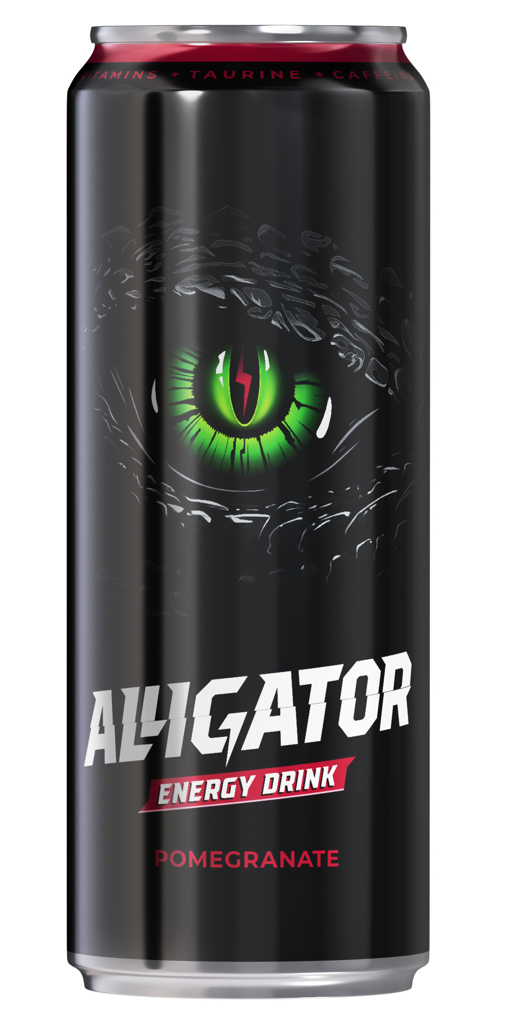 Напиток б/а тонизирующий (энергетический) газированный «Аллигатор Гранат» 0,45л, Баринофф 9791 купить в Донецке - СтриПсБери