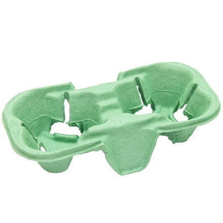 Держатель для 2-х стаканов 193х108х42 Зеленый (150шт) купить в Донецке - СтриПсБери