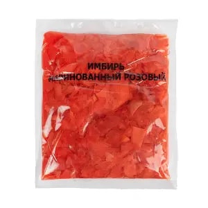 Имбирь маринованный розовый 1,4кг, вес сухого вещ-ва 1кг, 10шт/кор Рафт,(GINGER) Китай купить в Донецке - СтриПсБери