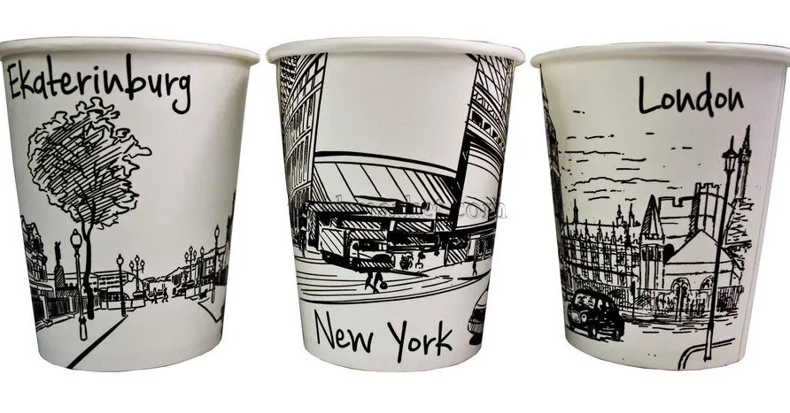 Стакан бумажный Виридо 0,250л диам 80мм ГН Города 50шт/уп 20уп/кор купить в Донецке - СтриПсБери