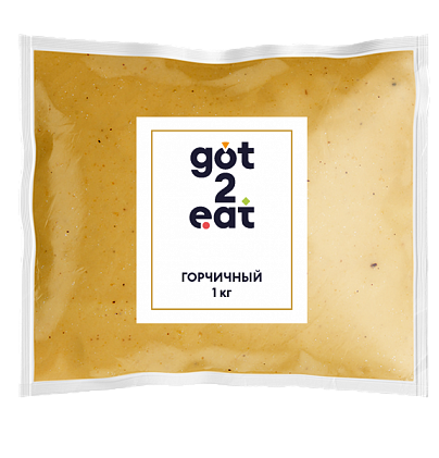 Соус горчичный Got2eat Resfood 1кг пакет, 4шт/кор, Россия купить в Донецке - СтриПсБери