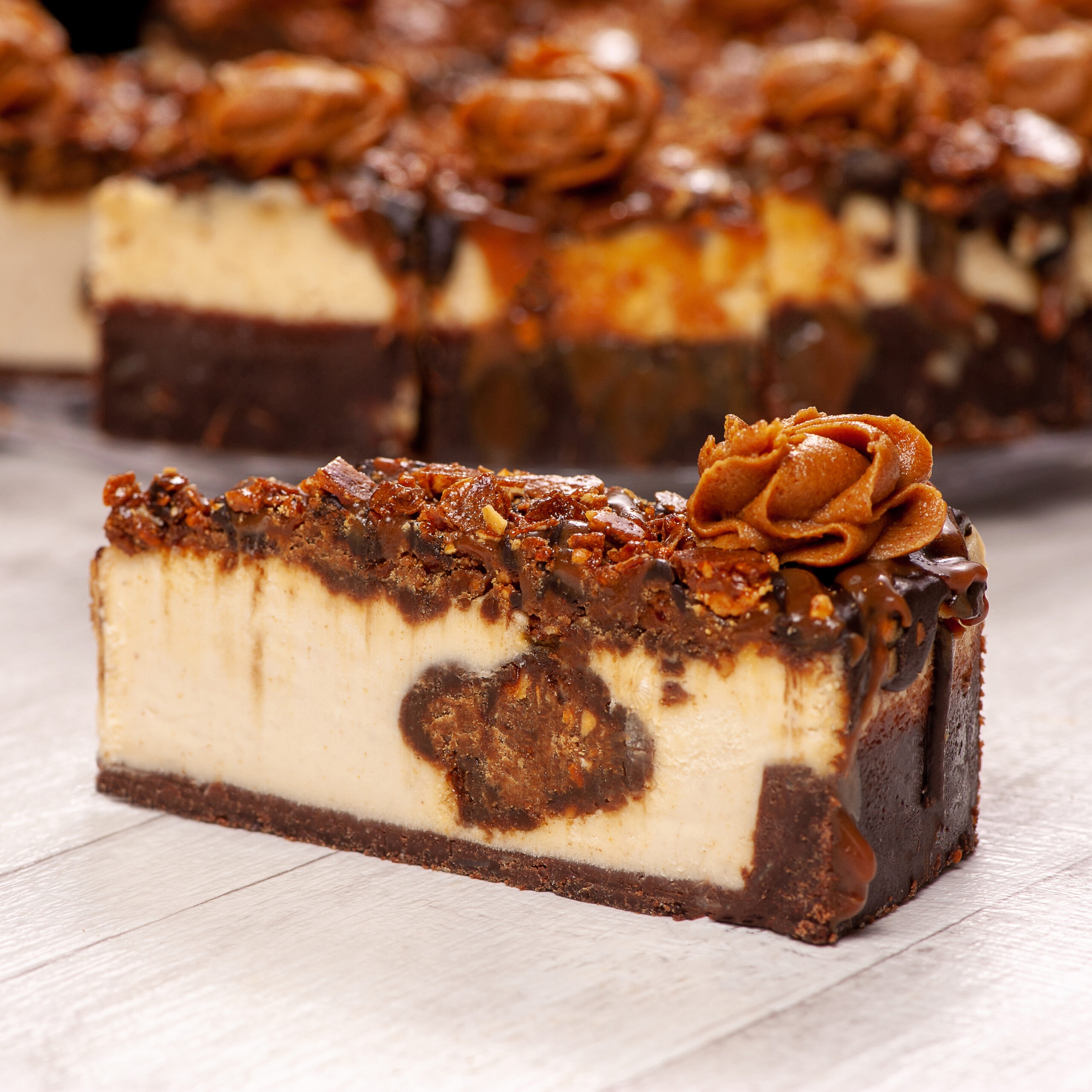 Чизкейк Арахисовый кранч 2,38 кг 14 порций (4) ДФ 175 купить в Донецке - СтриПсБери