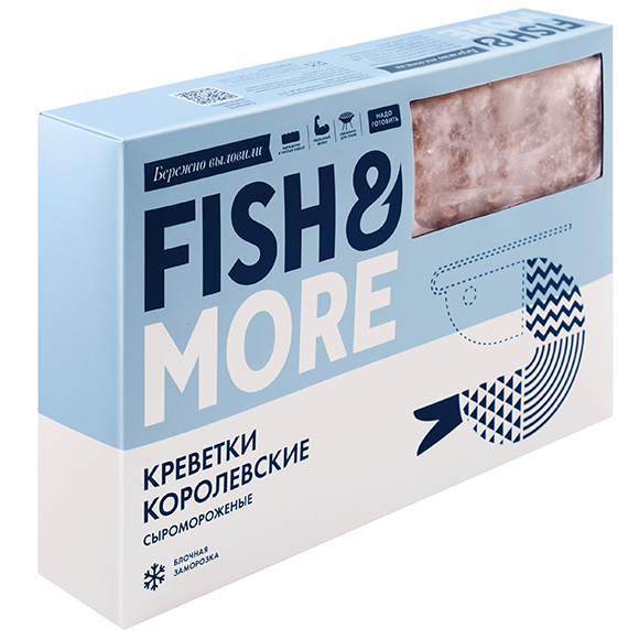 Креветка ваннамей с/м в панцире б/г 16/20 Fish&More 1,8кг,6 блоков/кор купить в Донецке - СтриПсБери