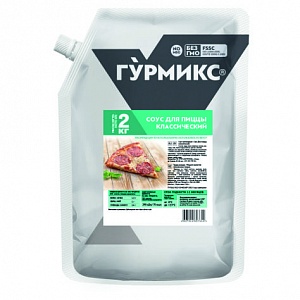 Соус для пиццы оригинальный, Гурмикс 2кг 3шт/кор 10403401 купить в Донецке - СтриПсБери