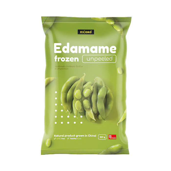Бобы соевые очищенные Эдамаме Esoro 250гр, 40шт/кор, Китай купить в Донецке - СтриПсБери