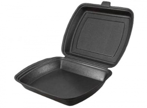 Контейнер-ланчбокс LB-MAX-1 ЧЕРНЫЙ ЭКО /255*190*70/ Мегапласт (100шт) купить в Донецке - СтриПсБери