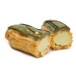 Эклер премиум Сицилийская фисташка Macaronshop 50гр, 10шт/упак, 4упак/кор купить в Донецке - СтриПсБери