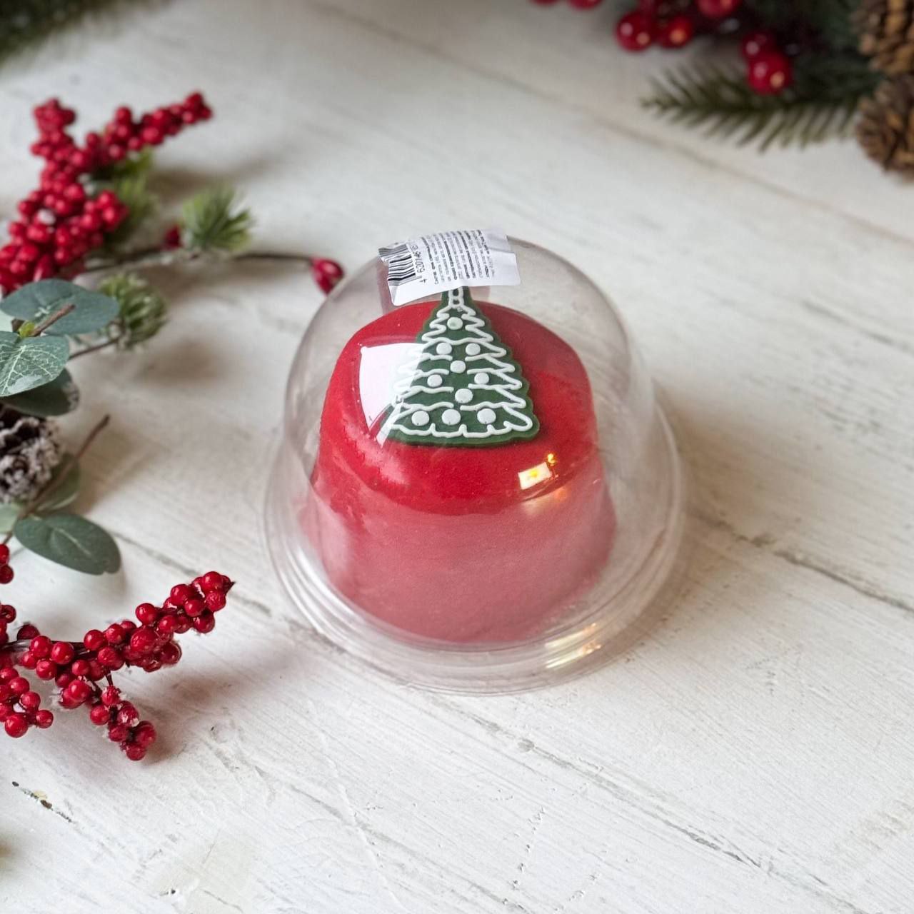 Пирожное Шоколадная бомба НОВОГОДНИЙ 160гр (32) ДФ-840 купить в Донецке - СтриПсБери