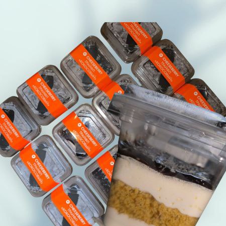 Пирожное трайфл кокосовый 90гр, 12шт/кор Сheeseberry 0410 купить в Донецке - СтриПсБери